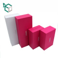 Extra Link Factory Price Wholesale Custom Foil Stamping Logo Red Paperboard Perfume Packaging Containers